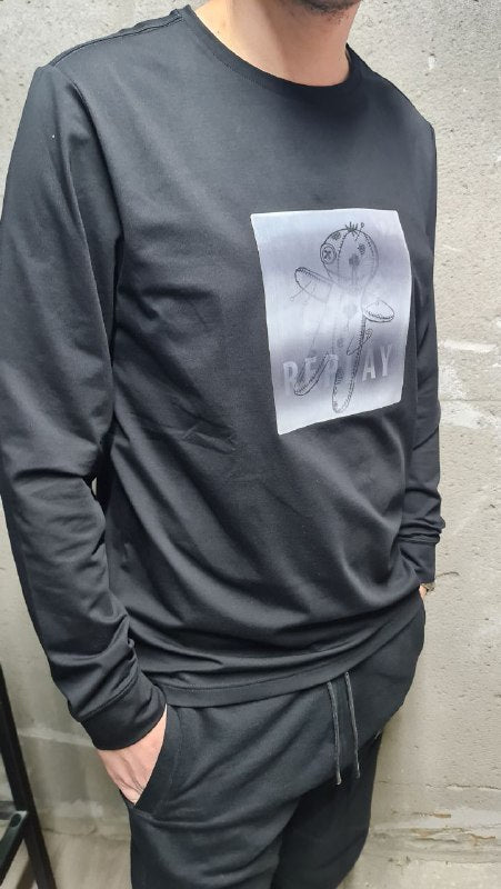 Replay tshirt 3D Men ריפליי חולצת שרוול ארוך תלת מימד